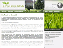 Tablet Screenshot of dr-petrich.de